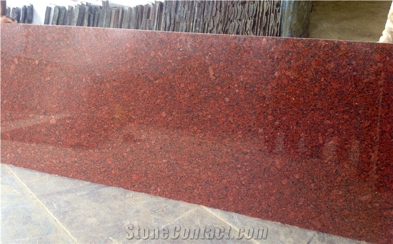 Imperial Red Polished Slab Granite Slabs