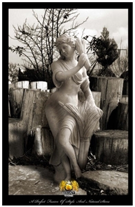 Sculpture Bride Of Farm, Comblanchien Clair Beige Limestone Sculpture