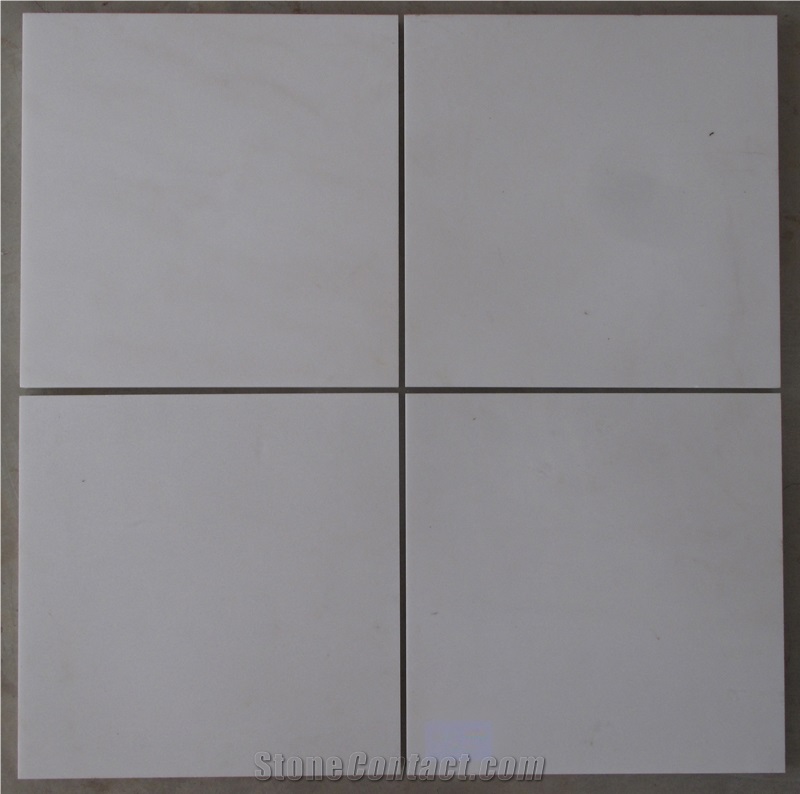 Thassos Snow-White Marble Tiles (mixed)