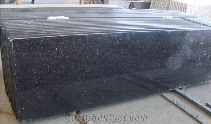 DL Galaxy Black Granite Countertop