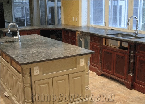 Dry Green Soapstone Countertops From Canada Stonecontact Com