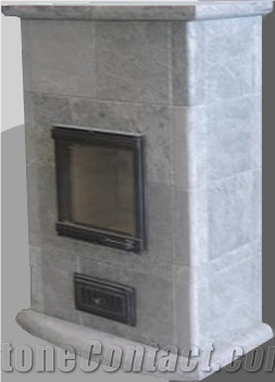 Grey Soapstone Masonry Heater
