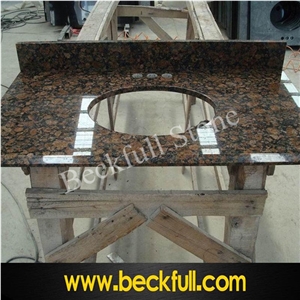 Baltic Brown Granite Vanity Tops