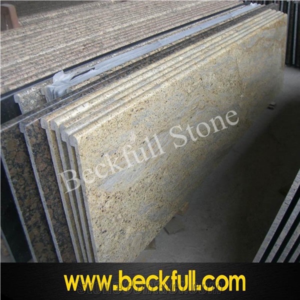 Pre Cut Granite Countertops Shandong Rust Granite Yellow