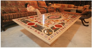Marble Inlay Table Top, Casablanca Marble Table Tops