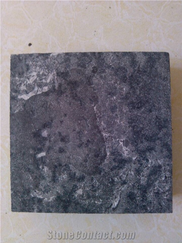 Ink Jade Limestone Tiles, China Black Limestone