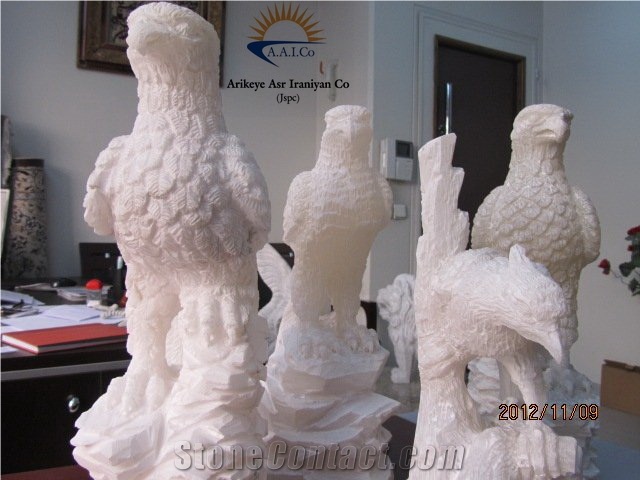 Persian White Alabaster Artifacts