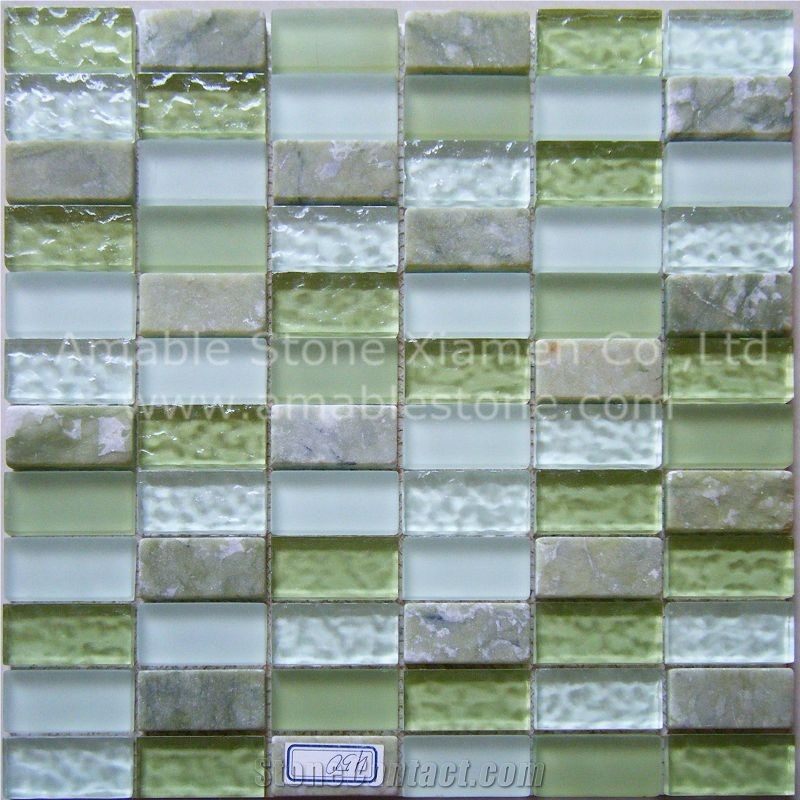 Glass Natural Stone Mosaic