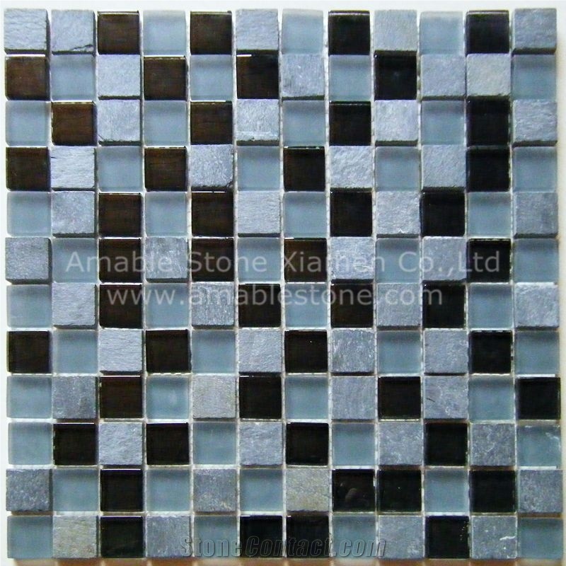 Glass Natural Stone Mosaic