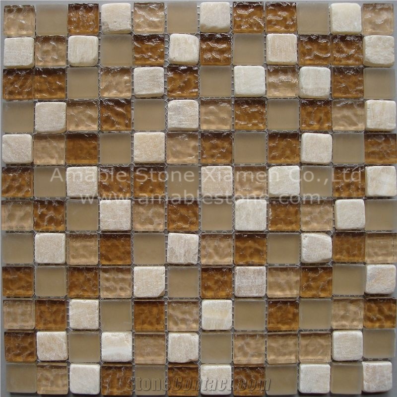 Glass Natural Stone Mosaic