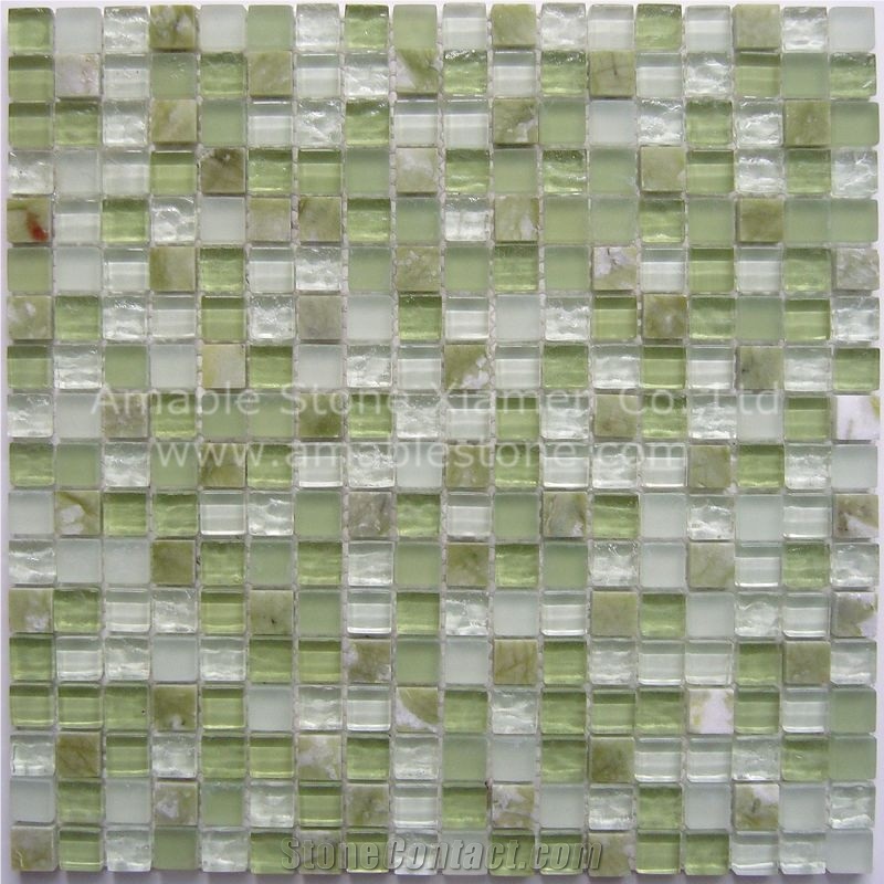 Glass Natural Stone Mosaic