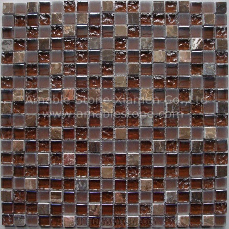 Glass Natural Stone Mosaic