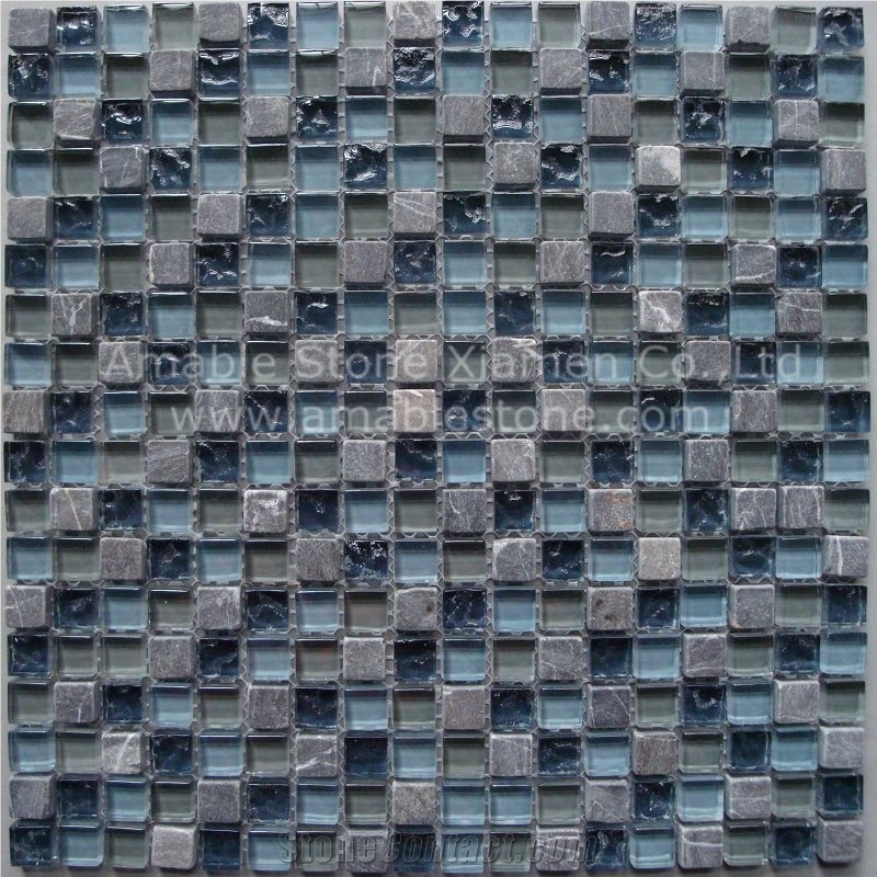 Glass Natural Stone Mosaic