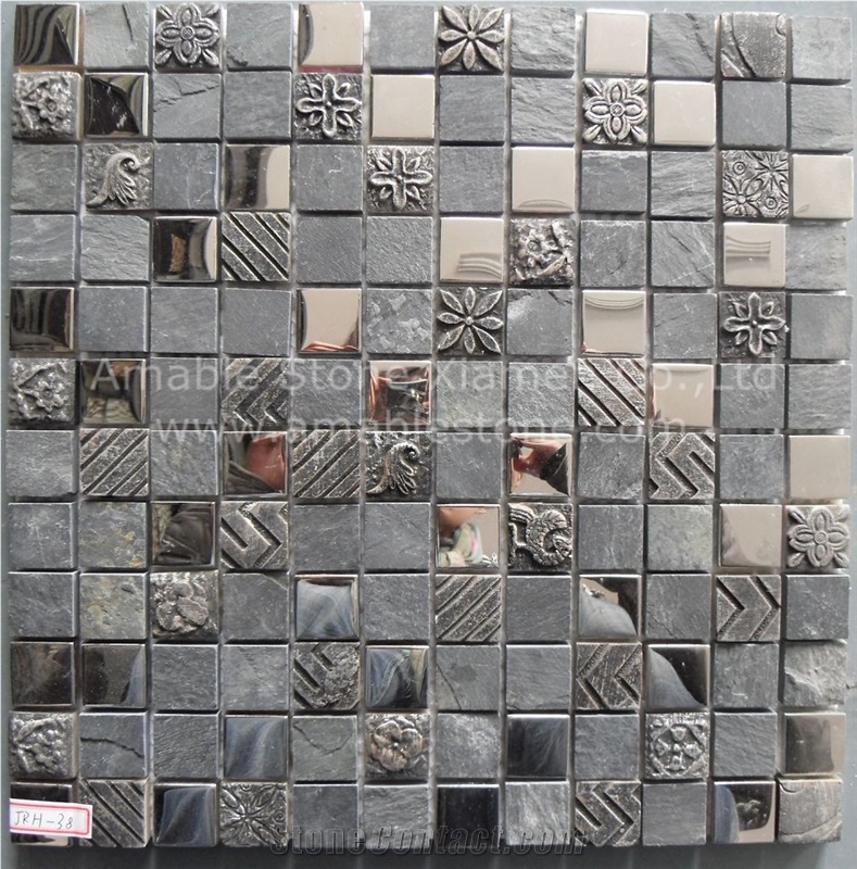 Glass Natural Stone Mosaic