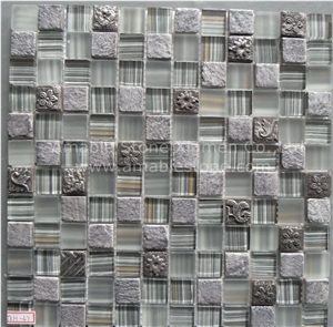 Glass Natural Stone Mosaic