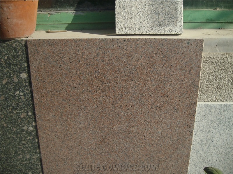 G354 Granite Tiles, Qilu Red, Chinese Mahogany