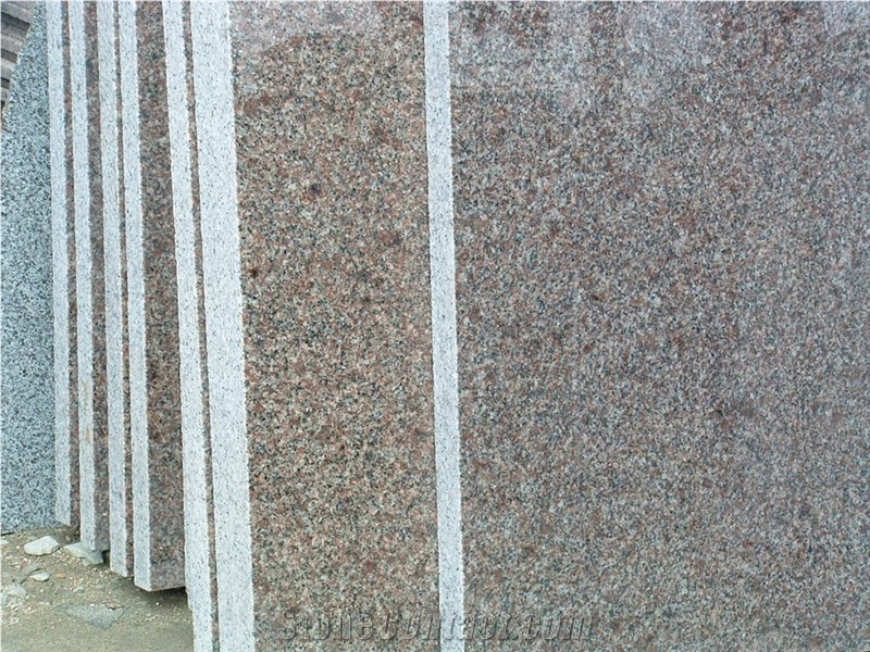 G354 Granite Tiles, Qilu Red Granite