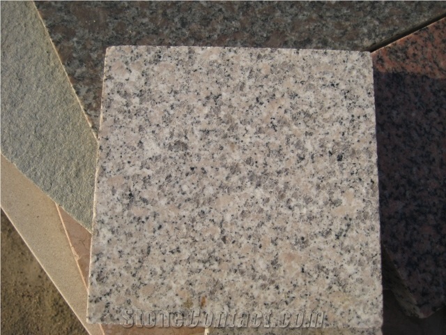 G355 Pink Granite, Crystal White Granite