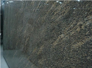 Giallo California Granite Slab, Brazil Brown Granite