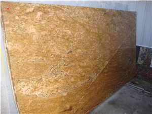 Imperial Gold Granite Slab, India Yellow Granite