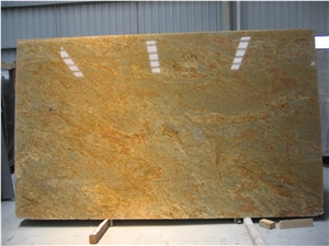 Kashmir Gold Granite Slab, India Yellow Granite