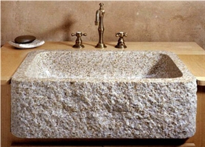 Natural Stone Sinks, Beige Granite Sinks