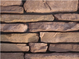 Wall Cladding Stacked Thin Stone Veneer Clustone Stone, Rock Stone