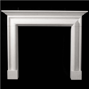 Discount Fireplace Mantels, Western Style Fireplac, Hunan White Marble Fireplace Mantels