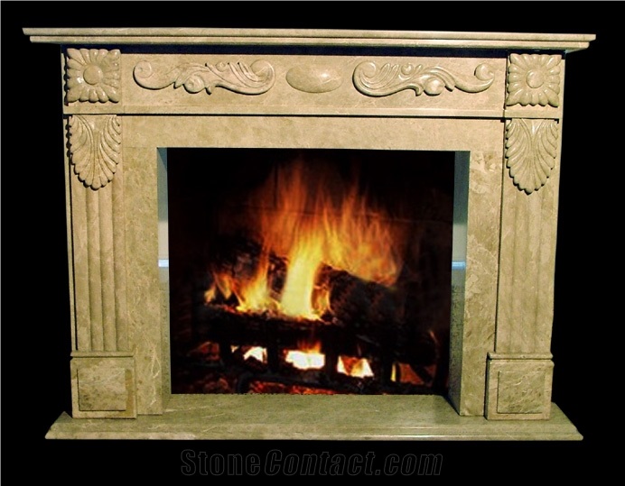 Emperador Light Marble Mantels Marble Fireplace Spain Brown