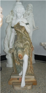 Marble Nude Woman Statue