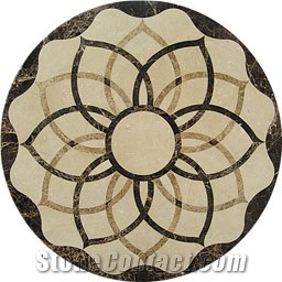 Natural Stone Marble Medallion