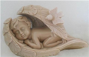 Sleeping Boy Marble Staute, Marble Carving