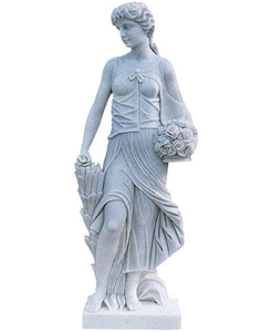 White Marble Woman Statue