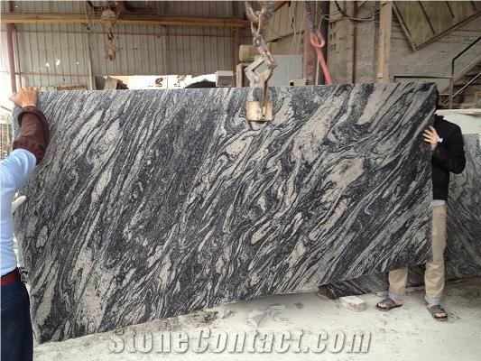 China Juparana Polished Granite Slab