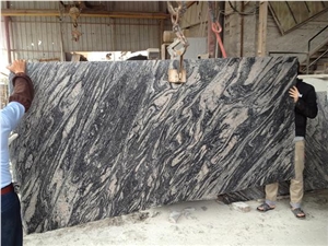 China Juparana Polished Granite Slab