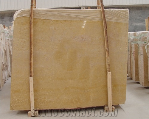 Gold Imperial Polished Marble Slab