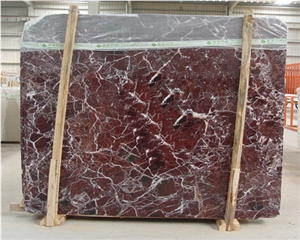 Rosso Lepanto Polished Marble Slab
