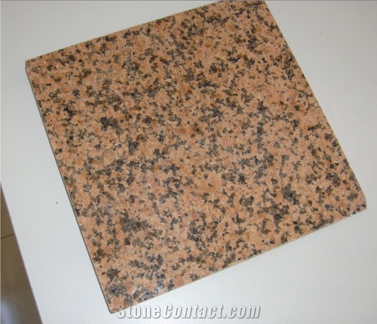 Tianshan Red Polished Granite Tile