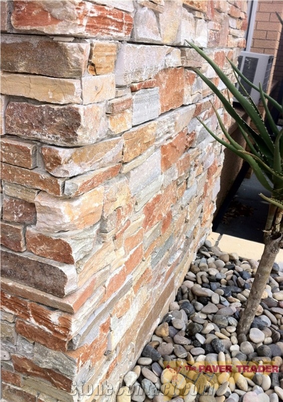 Brisbane Sandstone Wall Facing,Red Sandstone from Australia