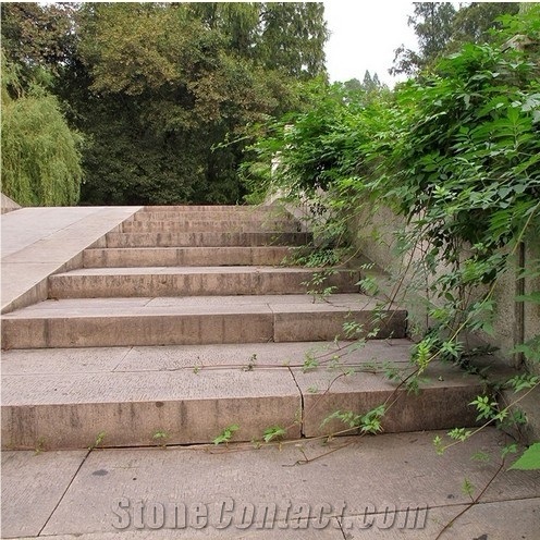Garden Paths and Stepping Stones, Grey Granite Garden, Palisade