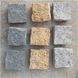 Paving Granite Stone, Grey Granite Cobble, Pavers