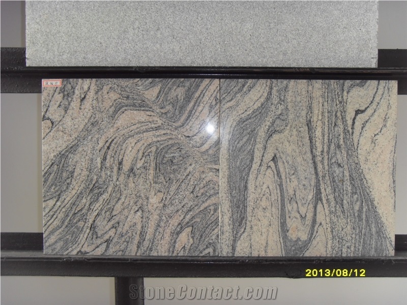 China Juparana Granite Sandwave Granite Tile