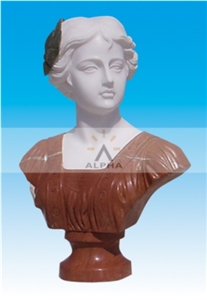 Female Marble Bust Sculpture