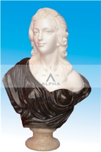 Female Marble Bust Statue