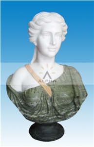 Stone Bust Statue