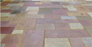 Modak Sandstone Pattern Tile, India Brown Sandstone