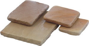 Tumbled Modak Sandstone Paving Tiles, Modak Pink Sandstone Cobble, Pavers