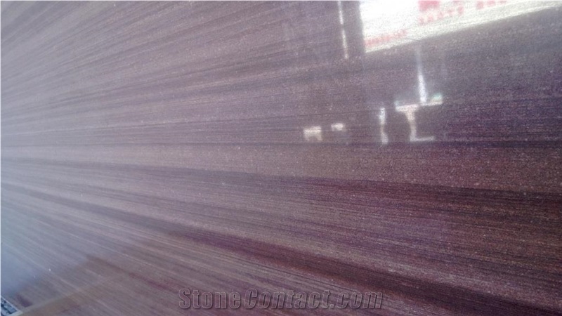 Zi Jin Grain - Wood Grain Brown, Wood Grain Brown Marble Slabs & Tiles
