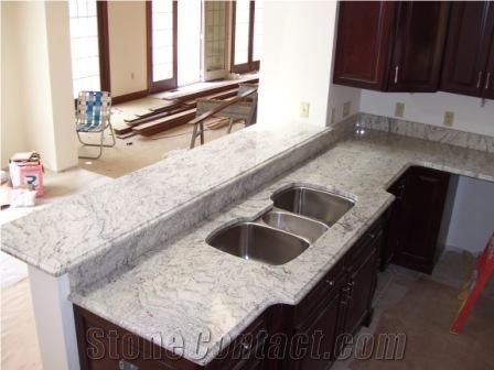 White Granite Kitchen Bench Top, Nepal White Granite Bench Top