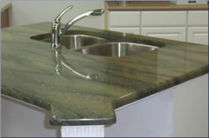 Wild West Granite Counter Top, Wild West Green Granite Kitchen Countertops